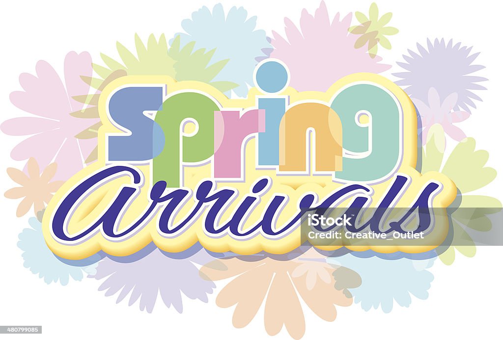 Spring Pring Out Spring Heading C Stock Illustration - Download Image Now - Cut Out ...