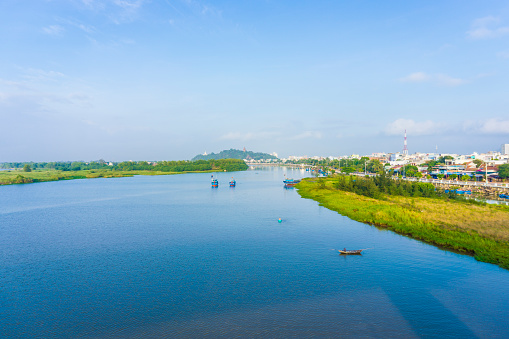 Beatiful TuyHoa city, PhuYen, VietNam, in the morning