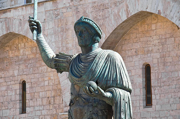 istock Bronze statue. Barletta. Puglia. Italy. 480802750