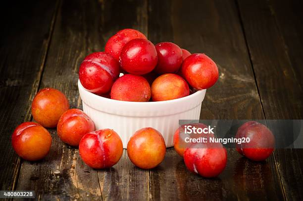 Fresh Plum Stock Photo - Download Image Now - 2015, Backgrounds, Berry Fruit