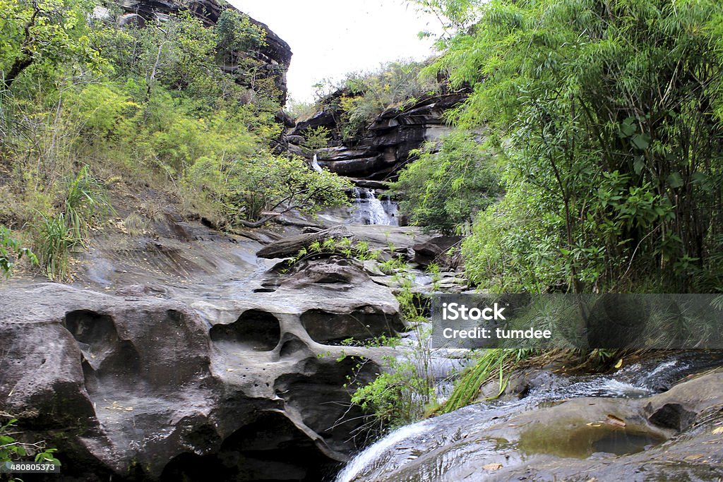 Cachoeira Ubon Ratchathani Tailândia - Foto de stock de Cascata royalty-free