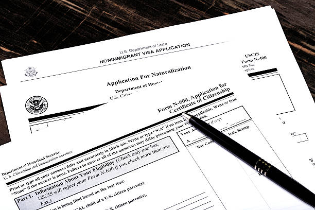 istock USA Immigration Applications Closeup 480809288