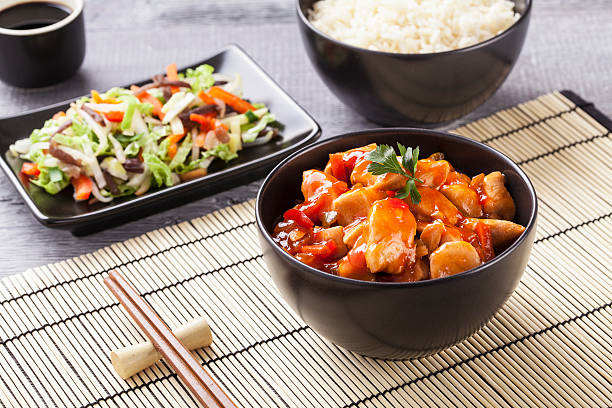 istock Chinese chicken sweet and sour sauce 480812956