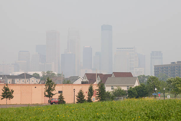 istock Minneapolis skyline engulfed in smoke from Canada wildfires 2015 480817018