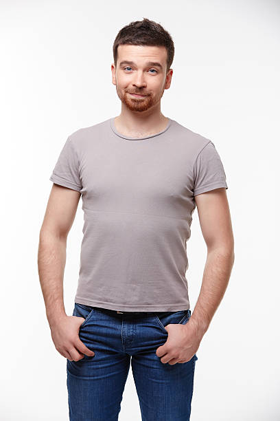 istock man in jeans and a T-shirt 480818162