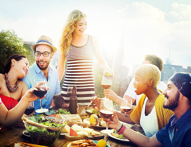 istock Friend Friendship Dining Celebration Hanging out Concept 480825602