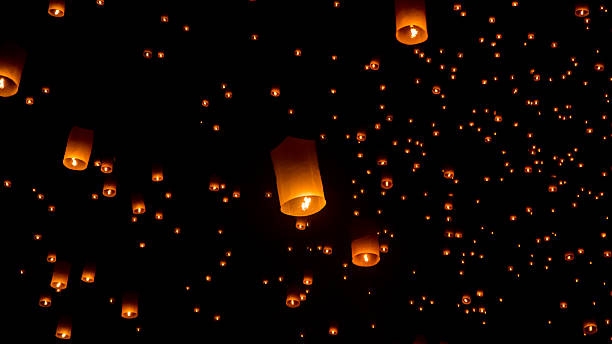 istock Floating lantern, Yi Peng Balloon Festival 480826178