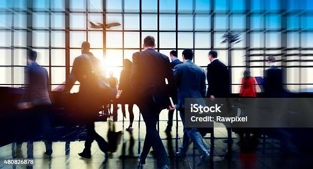Airport Commuter Business Travel Tour Vacation Concept Stock Photo - Download Image Now