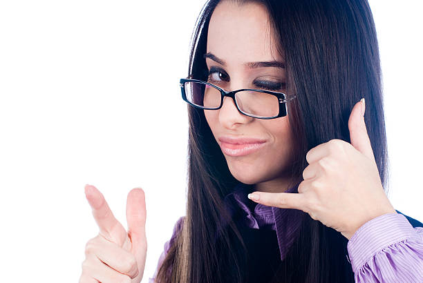 istock Attractive woman speaks and smile 480827270