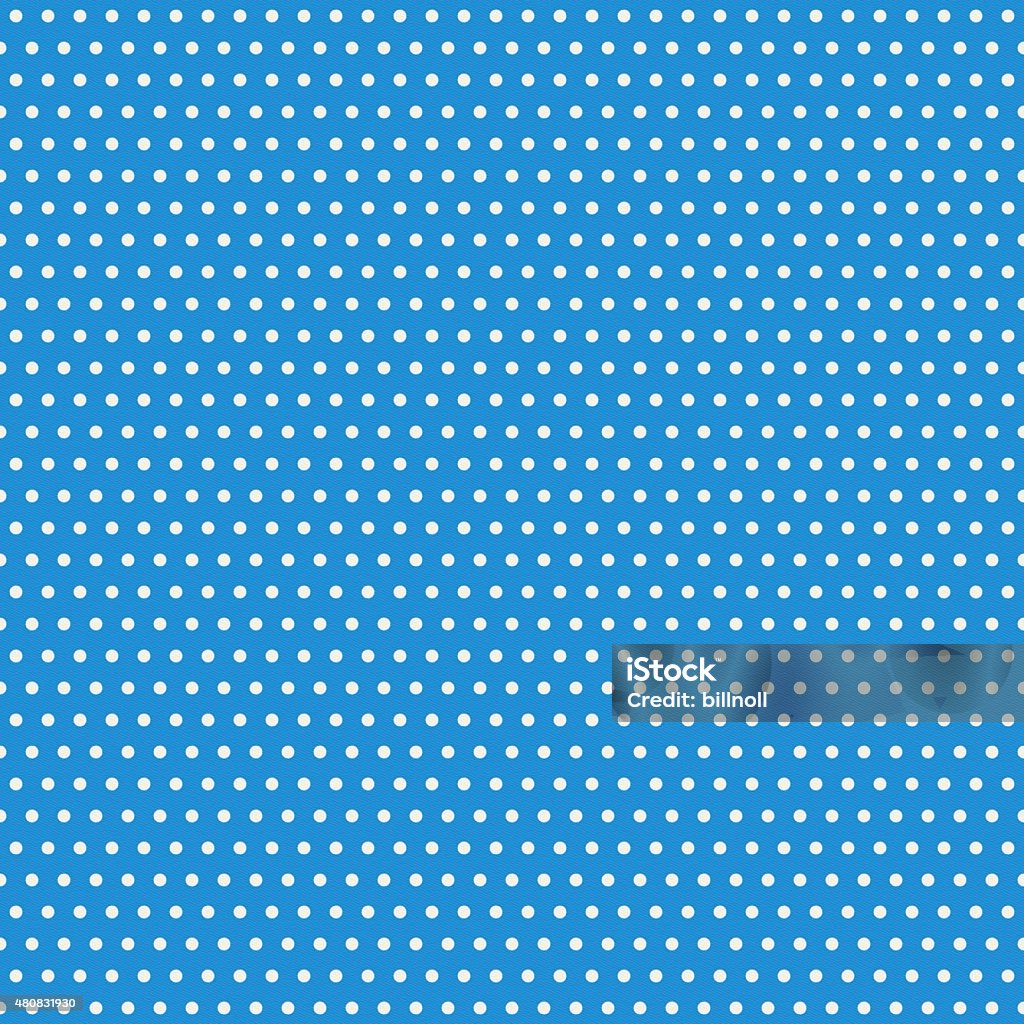 Seamless polka dot pattern on blue paper Seamless white polka dot pattern on powder blue textured paper Blue Background Stock Photo