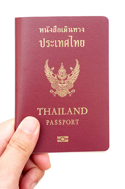 thaïlande passport - security check airport safety customs photos et images de collection