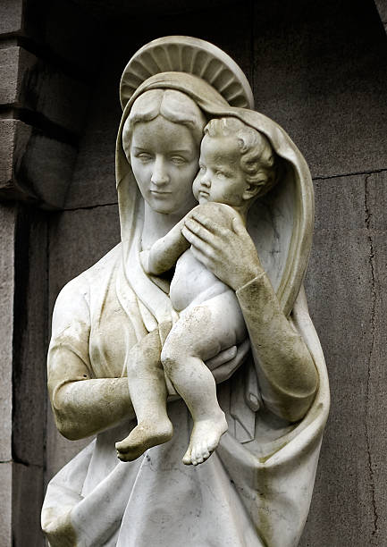 istock Virgin Mary carrying the baby Jesus 480841626
