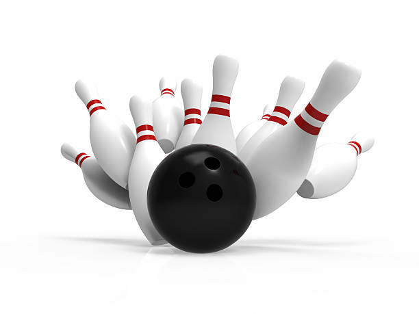 istock Bowling Ball Crashing Into the Pins 480845103