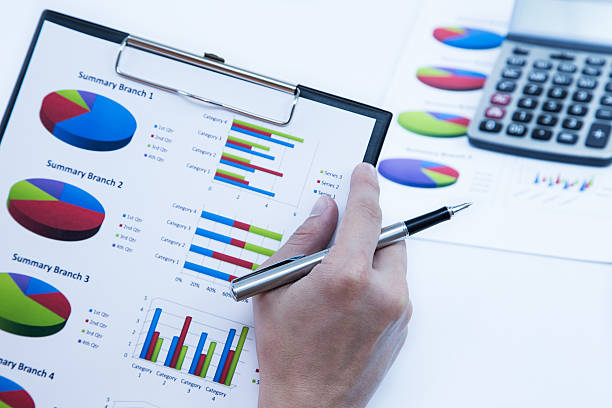 istock Stock market graphs and charts 480847071