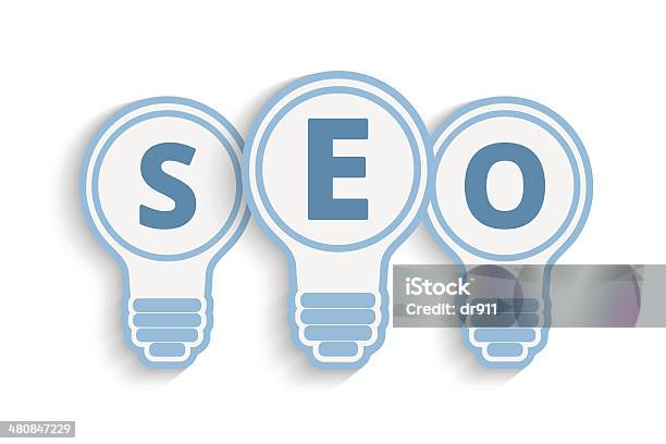 Seo Concept With Bulb And Gears Stock Illustration - Download Image Now - Business, Clock, Computer Language