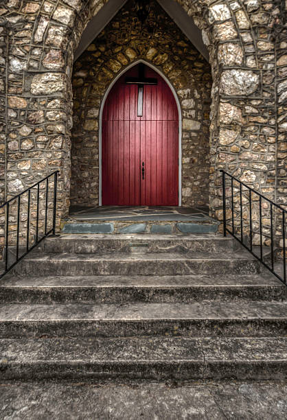 istock Red Church Door 480849140