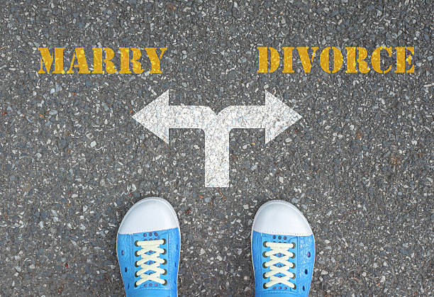 istock Decision to make at the cross road, marry or divorce 480849998