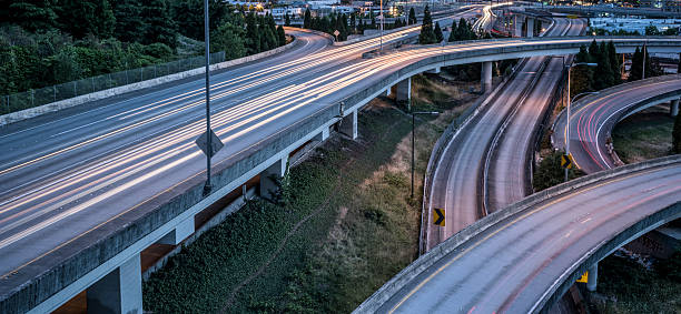 istock Seattle Commute. The Seattle, Washington skyline at night 480850840
