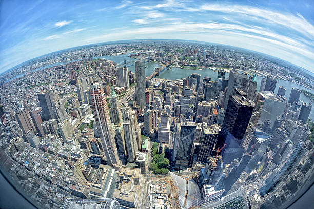 istock New York manhattan aerial view from freedom tower 480851310