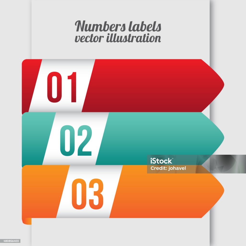 Background Number Label Numbers Labels Stock Illustration - Download Image Now - Blank, Blue ...