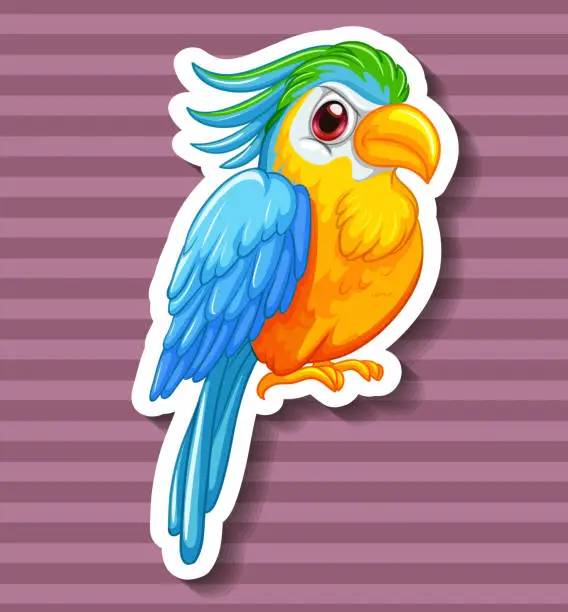 Vector illustration of Parrot