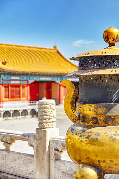 istock Copper bowl  inside territory of the Forbidden City 480860260
