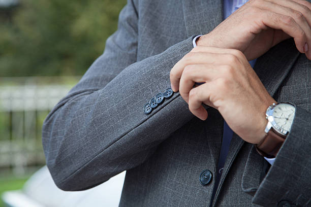 istock Elegant young business man in suits 480861522