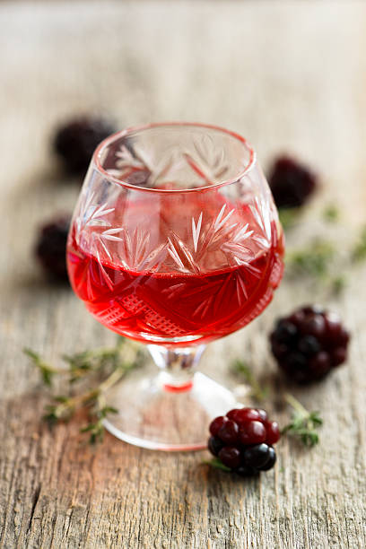 istock Homemade blackberry liquor 480861640
