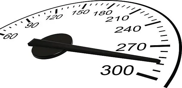 Vector illustration of Speedometer