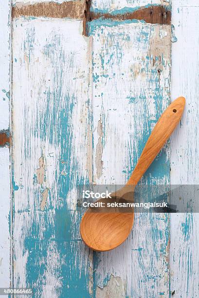 Wooden Spoon Stock Photo - Download Image Now - Antique, Brown, Close-up