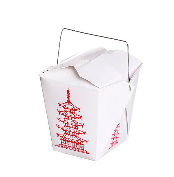 chinese food box container isolated on white chinese food box container isolated on white background chinese food photos stock pictures, royalty-free photos & images