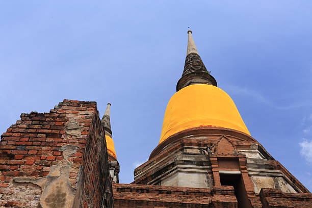 Wat Yai Chai Mongkhon old temple in Thailand