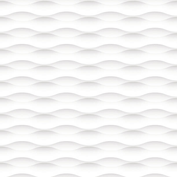 White wavy seamless background Files included: textured silver flowing wave pattern stock illustrations