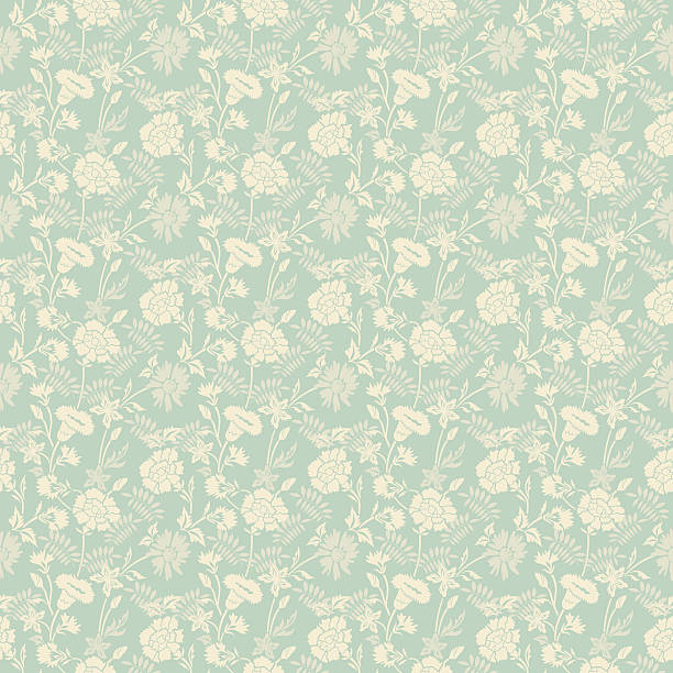 nahtlose abstrakte florale muster hintergrund - flower backgrounds pattern old stock-grafiken, -clipart, -cartoons und -symbole