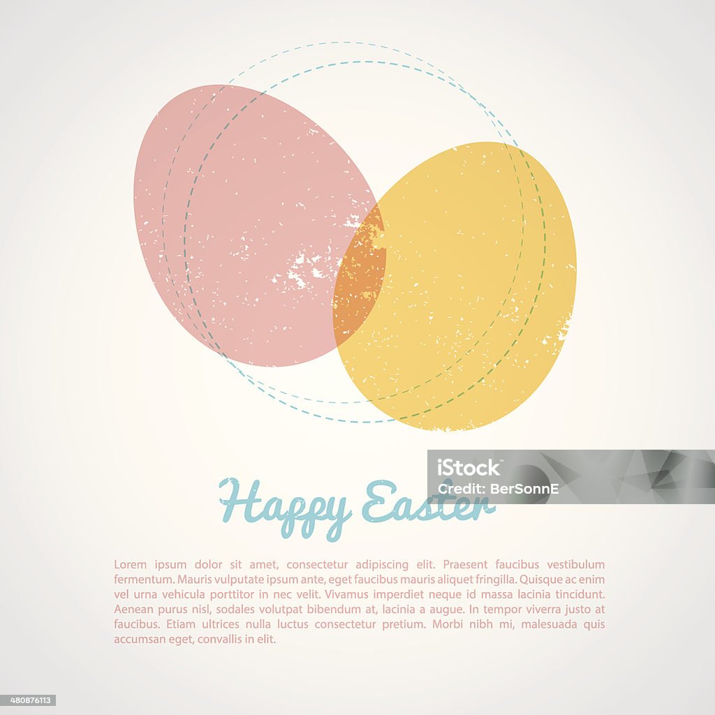 イースターデザインテンプレート - お祝いのロイヤリティフリーベクトルアート