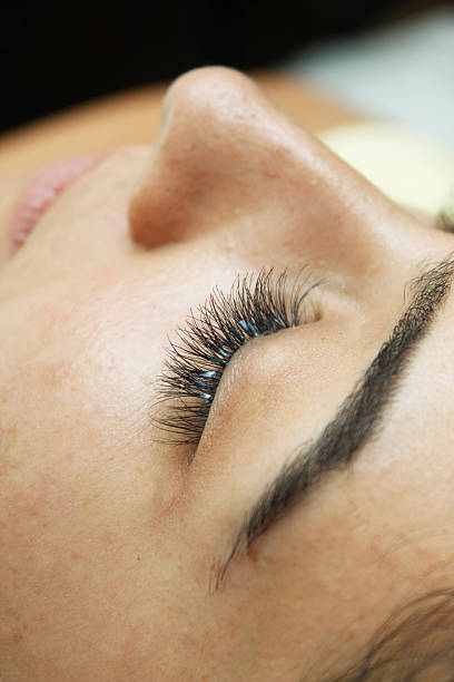 istock Woman with long eyelashes 480878184