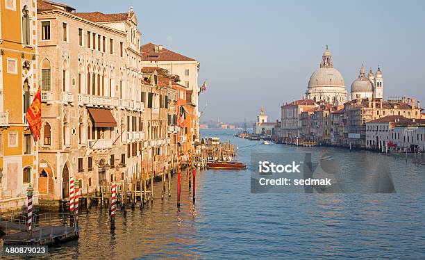 Venice Canal Grande In Evening Light From Ponte Accademia Stock Photo - Download Image Now