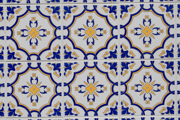 istock Old Fashioned Hand Painted Portuguese tile 480880278