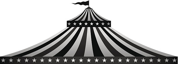 Circus Tent Circus Tent circus tent illustrations stock illustrations