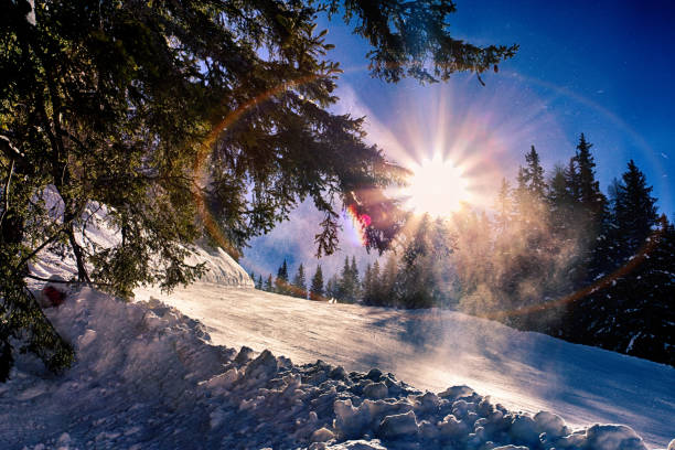 Italian Alps in winter