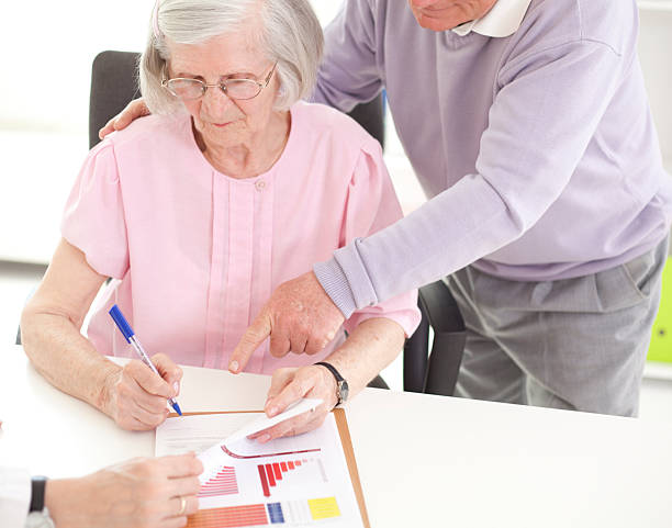 istock Senior couple visiting doctor. 480883697