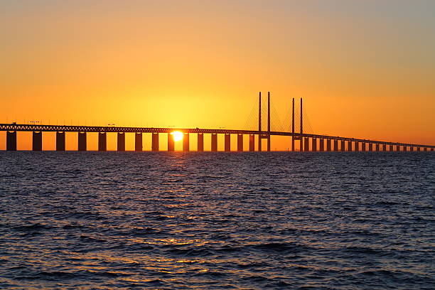 istock Oresundsbron - A Great bridge at sunset! 480883735