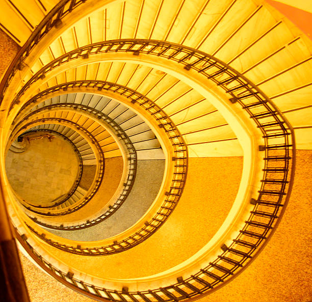 istock spiral staircase, indoors architecture 480883923