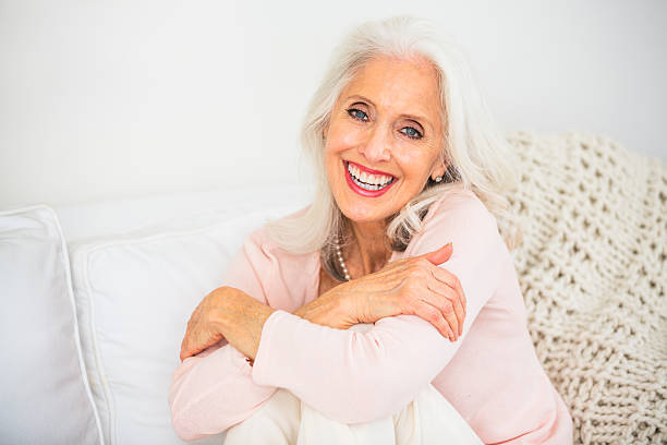 istock Woman in her golden age 480884241