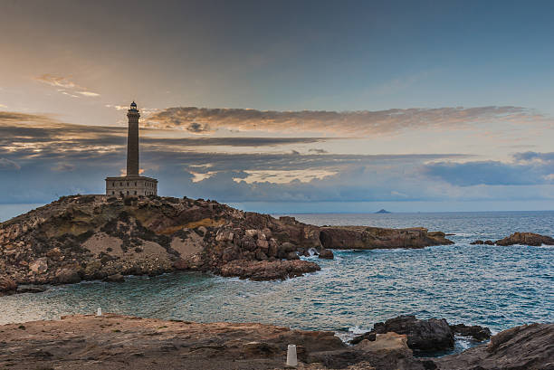 istock lighthouse,  Mediterranean, Cabo de Palos.  Mediterranean. Spain,May 24, 2015 480885282