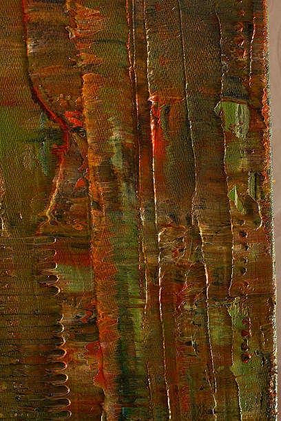 istock Abstract painted canvas. Oil paints on a palette. Colorful background. 480888716