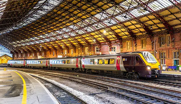 Photo of Passenger train at Bristol Temple Meads Railway Station, England