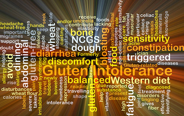 istock Gluten intolerance background concept glowing 480893860