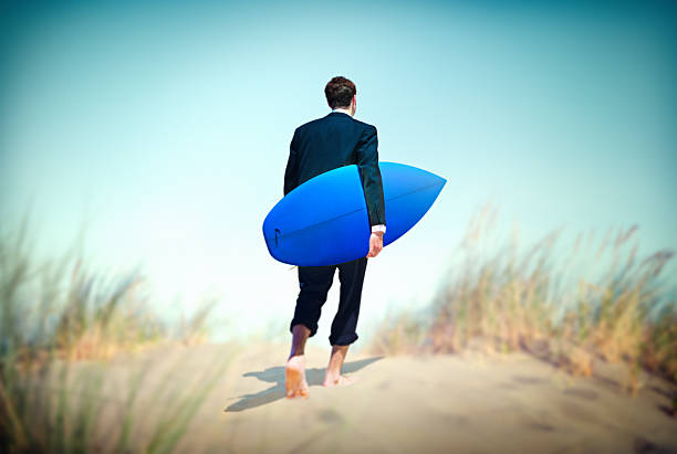 istock Businessman Surf Corporate Holiday Vacation Concept 480894010