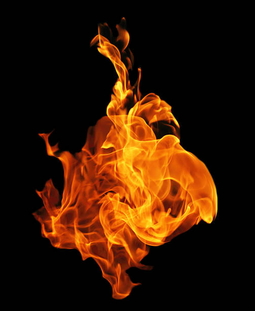 High resolution fire collection isolated on black background High resolution fire collection isolated on black background giant fictional character photos stock pictures, royalty-free photos & images